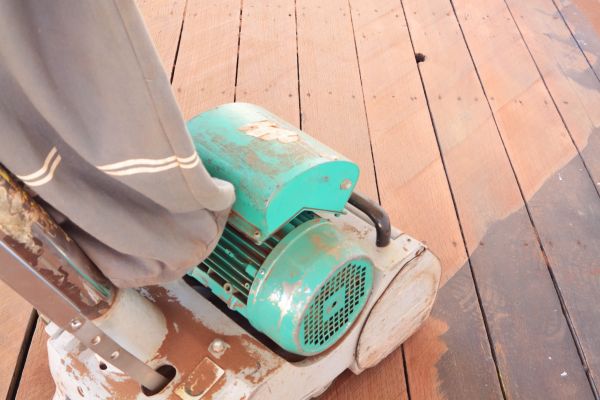Cedar Deck Sanding in Clarkston